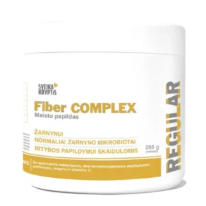 SVEIKA KRYPTIS Fiber COMPLEX REGULAR, milteliai, maisto papildas, 255 g